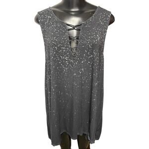 XXL American Eagle Outfitters Soft & Sexy Tank Splatter Pattern Womens Tunic